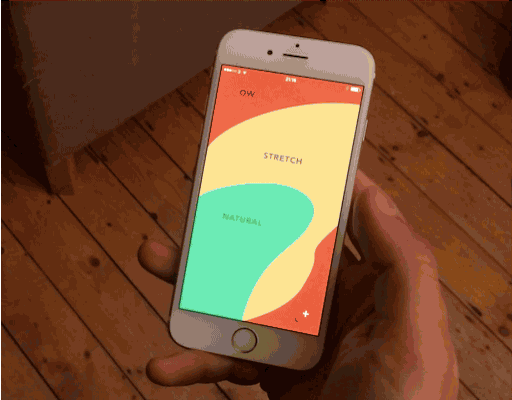Fluid-Touch Floating Action Button Demo on a Device