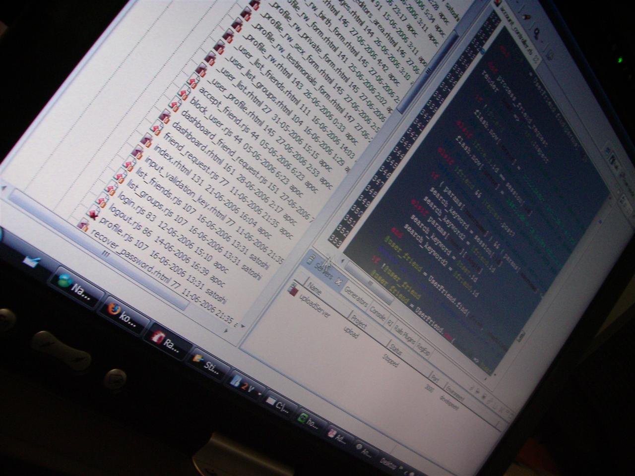 image of code on a computer screen